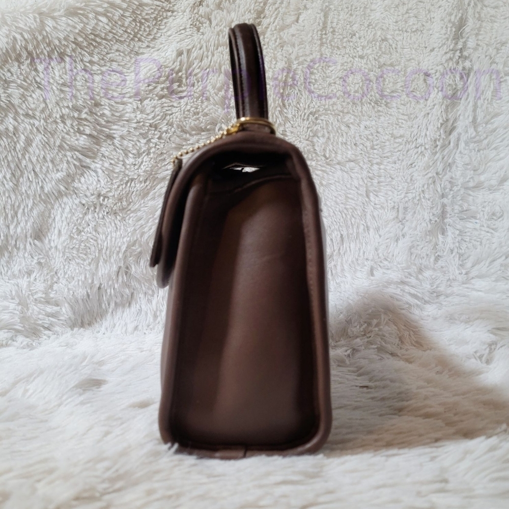 SOLD!!! Taupe Vintage Coach Regina Bag #9983 - Picture 4 of 10